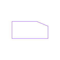 Buildings Cmu Sill Chamfer Outline Icon Svg Set, Free Vectors File